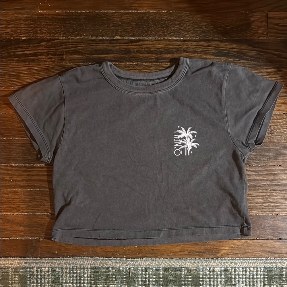 O'Neill Charcoal crop tee